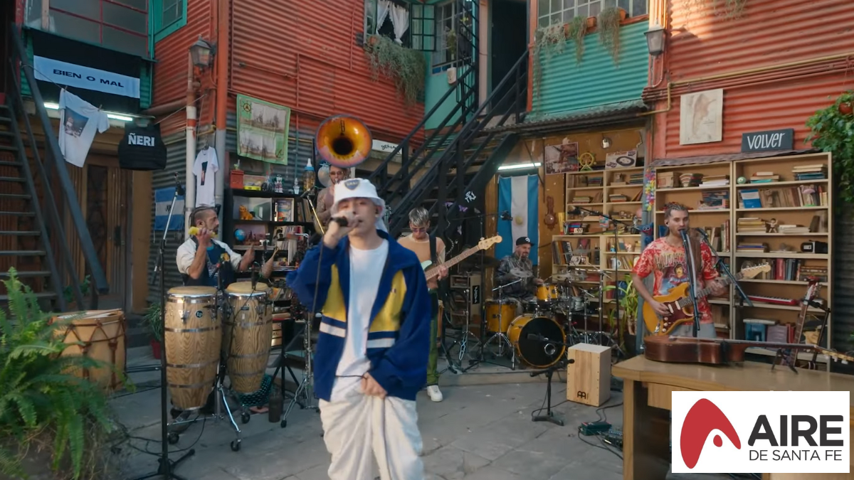 Trueno estrenó su Tiny Desk grabado en La Boca