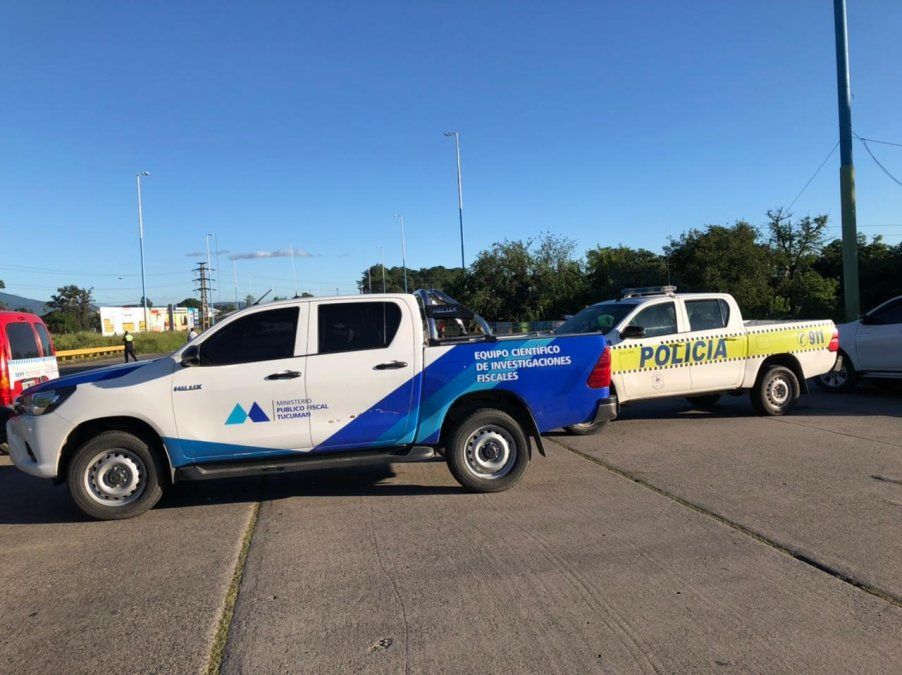 El enfermero se encontraba de camino al trabajo en su moto.