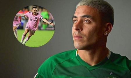 Brian Fernández comparte una marca con Lionel Messi. Brian Fernández comparte una marca con Lionel Messi.