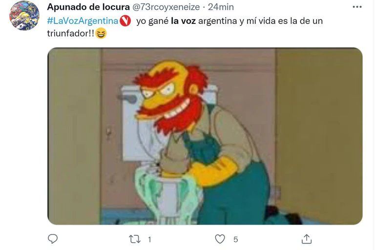 Los mejores memes de la final de La Voz Argentina.