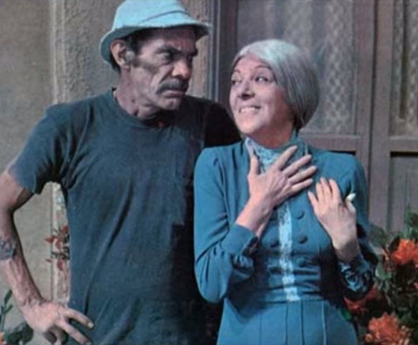 La Bruja del 71, la eterna enamorada de Don Ramón. Aunque no tuvo suerte en la vecindad, detrás de cámaras eran grandes amigos.