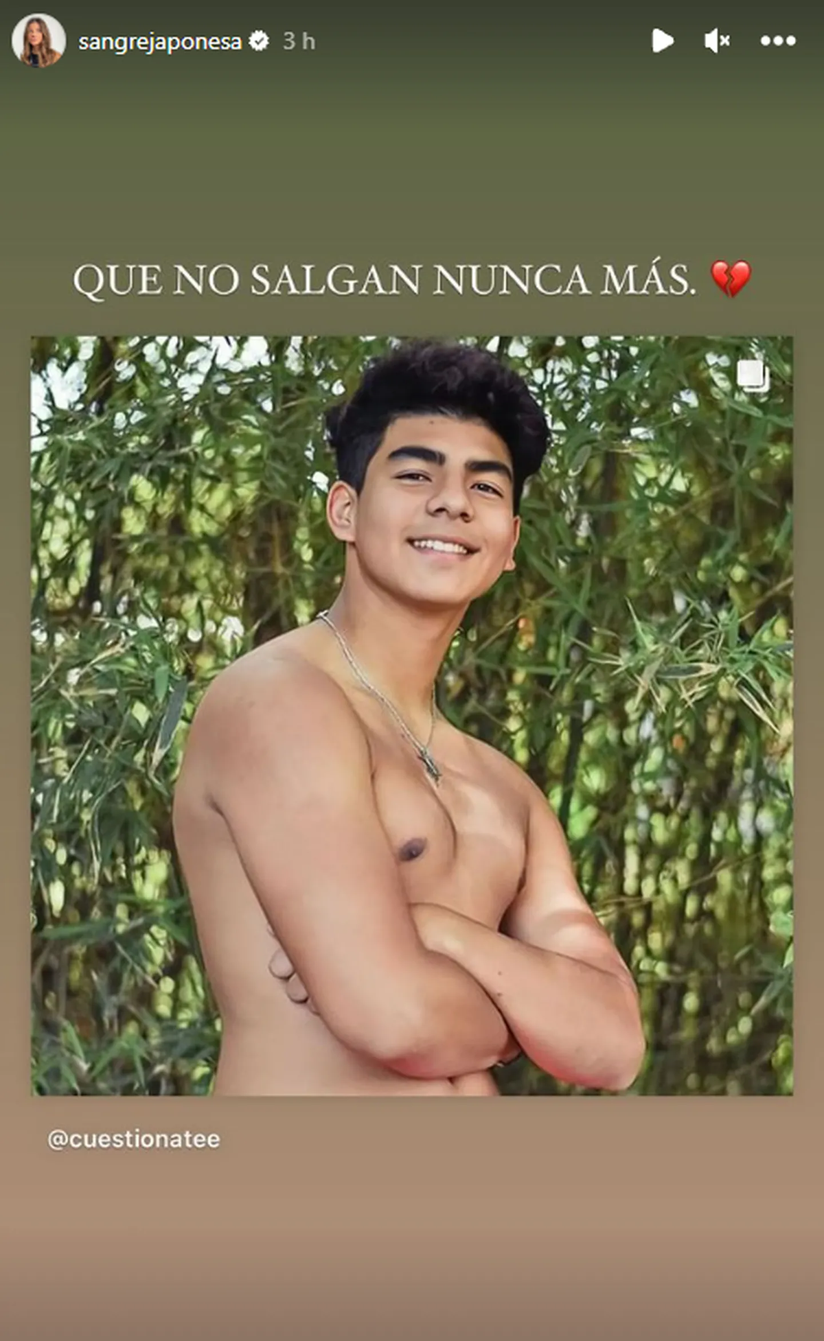 La historia que compartió la China Suárez para pedir justicia por el crimen de Fernado Báez Sosa. (Foto: Instagram / sangrejaponesa)