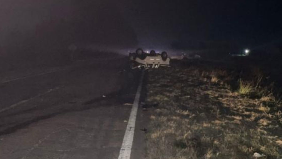 Así quedó el otro vehículo protagonista del accidente. Así quedó el otro vehículo protagonista del accidente.