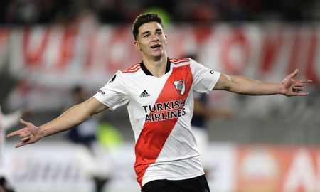 julian alvarez se despidio de river plate en la polemica noche de copa libertadores