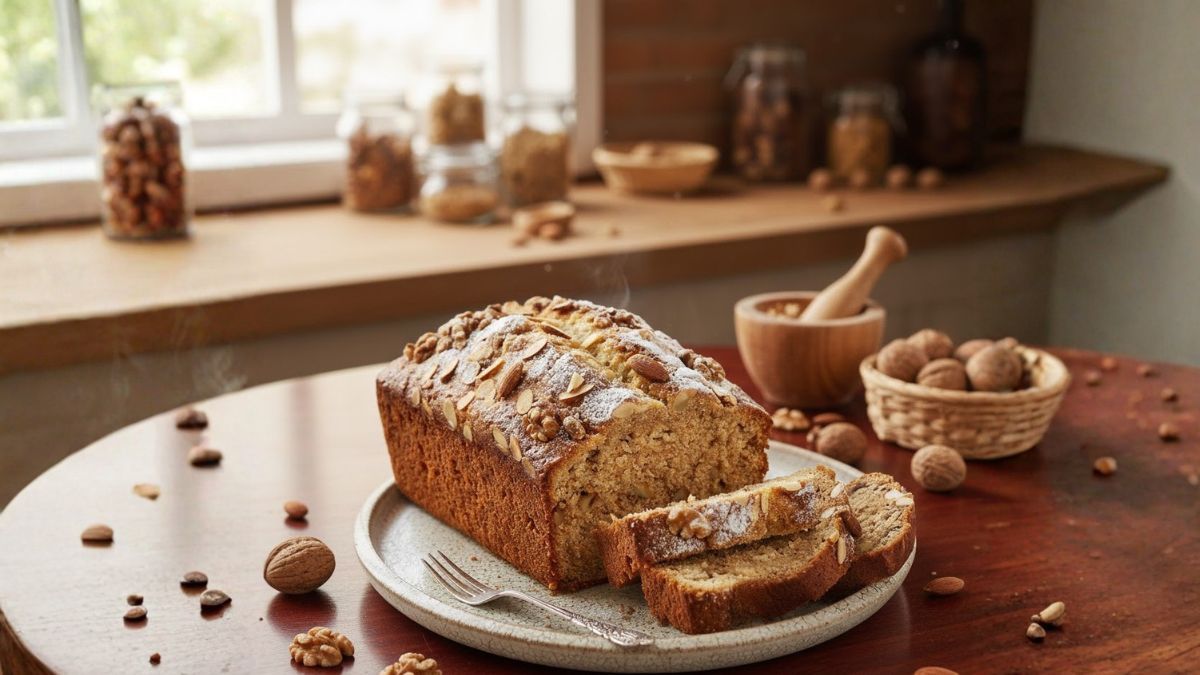 Este bud&iacute;n de nueces y almendras sin harina ni az&uacute;car es una alternativa ideal para la merienda.