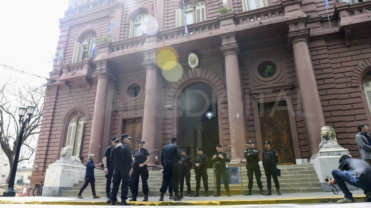 Amenaza de bomba en la Municipalidad de Rosario.&nbsp;