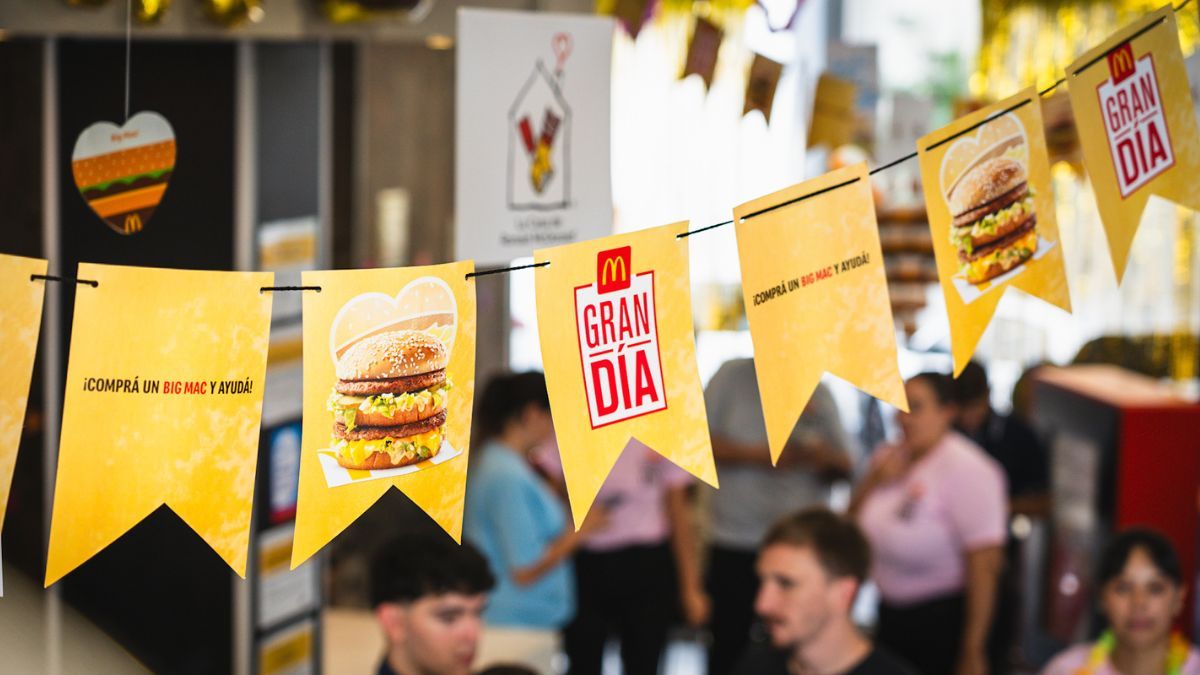 La jornada solidaria que McDonald’s organiza cada año destina el 100% de lo recaudado por la venta del Big Mac a dos organizaciones.