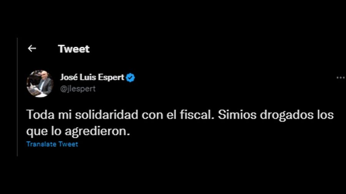 El desafortunado comentario de Espert.