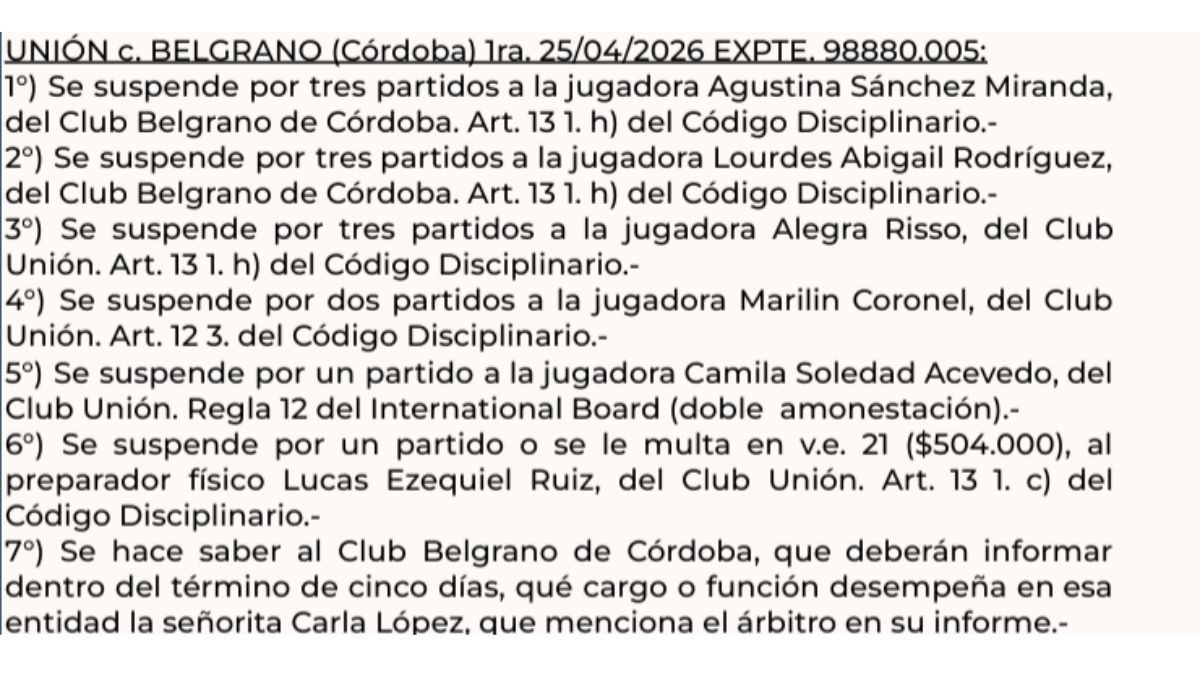 El Boletín oficial de la AFA. El Boletín oficial de la AFA.