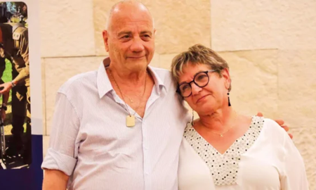 Se trata de Luis Har y Clara Marman, quienes hablarán sobre el secuestro que sufrieron y su cautiverio en Gaza. Se trata de Luis Har y Clara Marman, quienes hablarán sobre el secuestro que sufrieron y su cautiverio en Gaza.