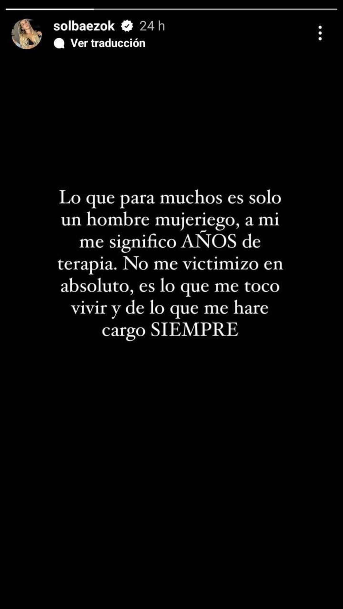 Sol Báez también habló de su relación con Fede Bal. 