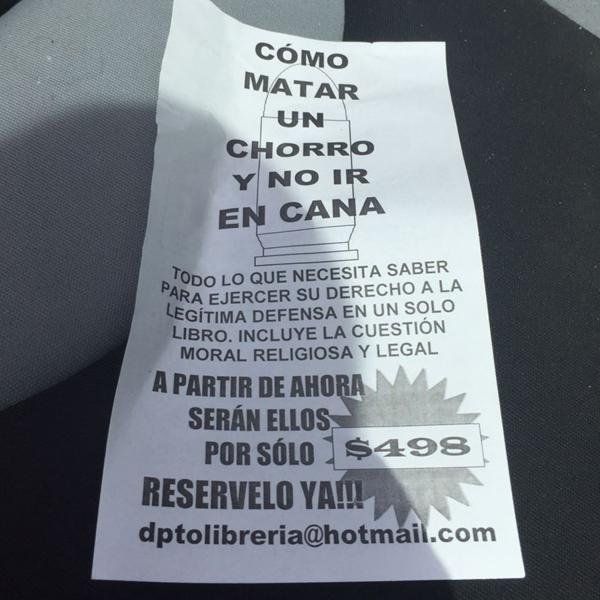 Un libro aconseja cómo matar a un ladrón y no ir preso