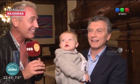 marley junto a mauricio macri en la casa rosada marley junto a mauricio macri en la casa rosada