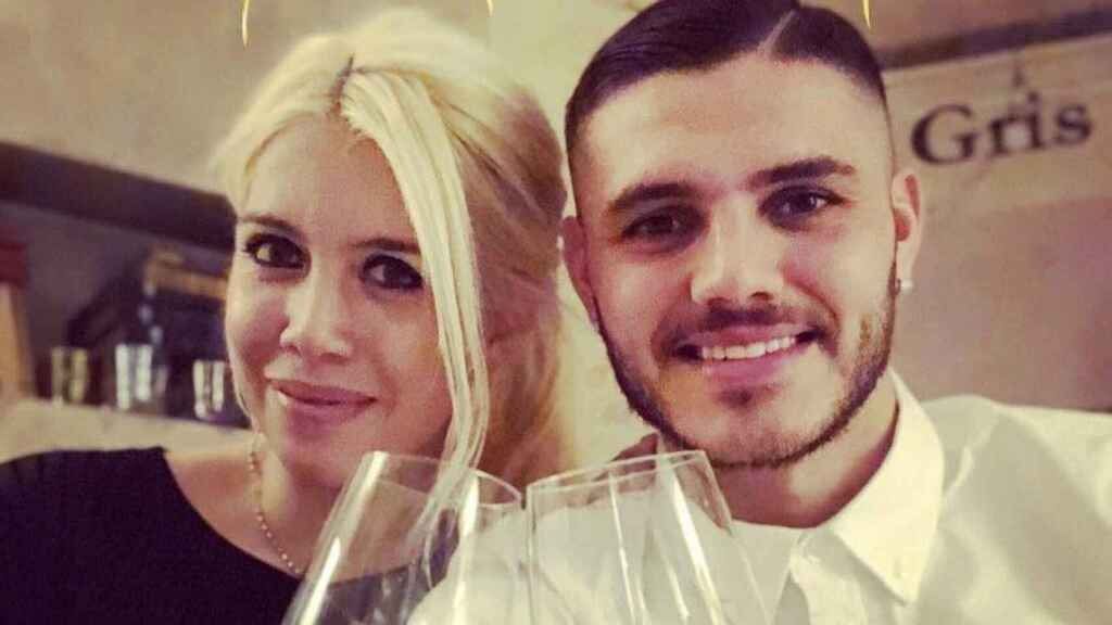 Wanda Nara y Mauro Icardi.