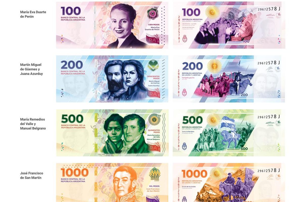 Nueva familia de billetes “Heroínas y héroes de la Patria”. Nueva familia de billetes “Heroínas y héroes de la Patria”.