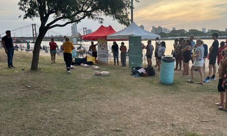 Este 4 de febrero se celebró el día del guardavida a nivel nacional y en la costanera de Santa Fe se realizó talleres de RCP. Este 4 de febrero se celebró el día del guardavida a nivel nacional y en la costanera de Santa Fe se realizó talleres de RCP.