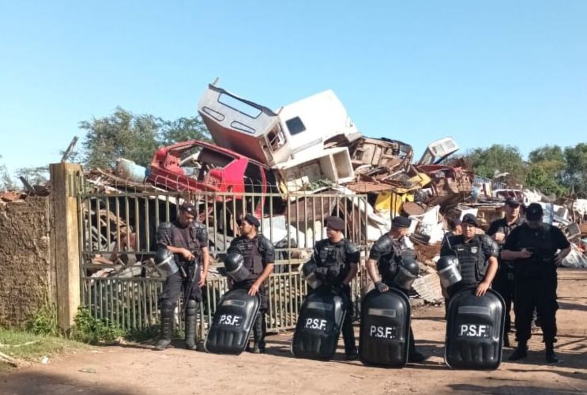 Un total de 1.200 toneladas de materiales ferrosos y no ferrosos se incautaron este 2024 en Santa Fe.