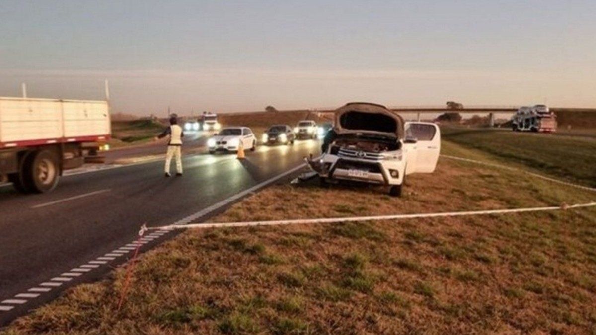 Choque fatal en la autopista Rosario - Buenos Aires