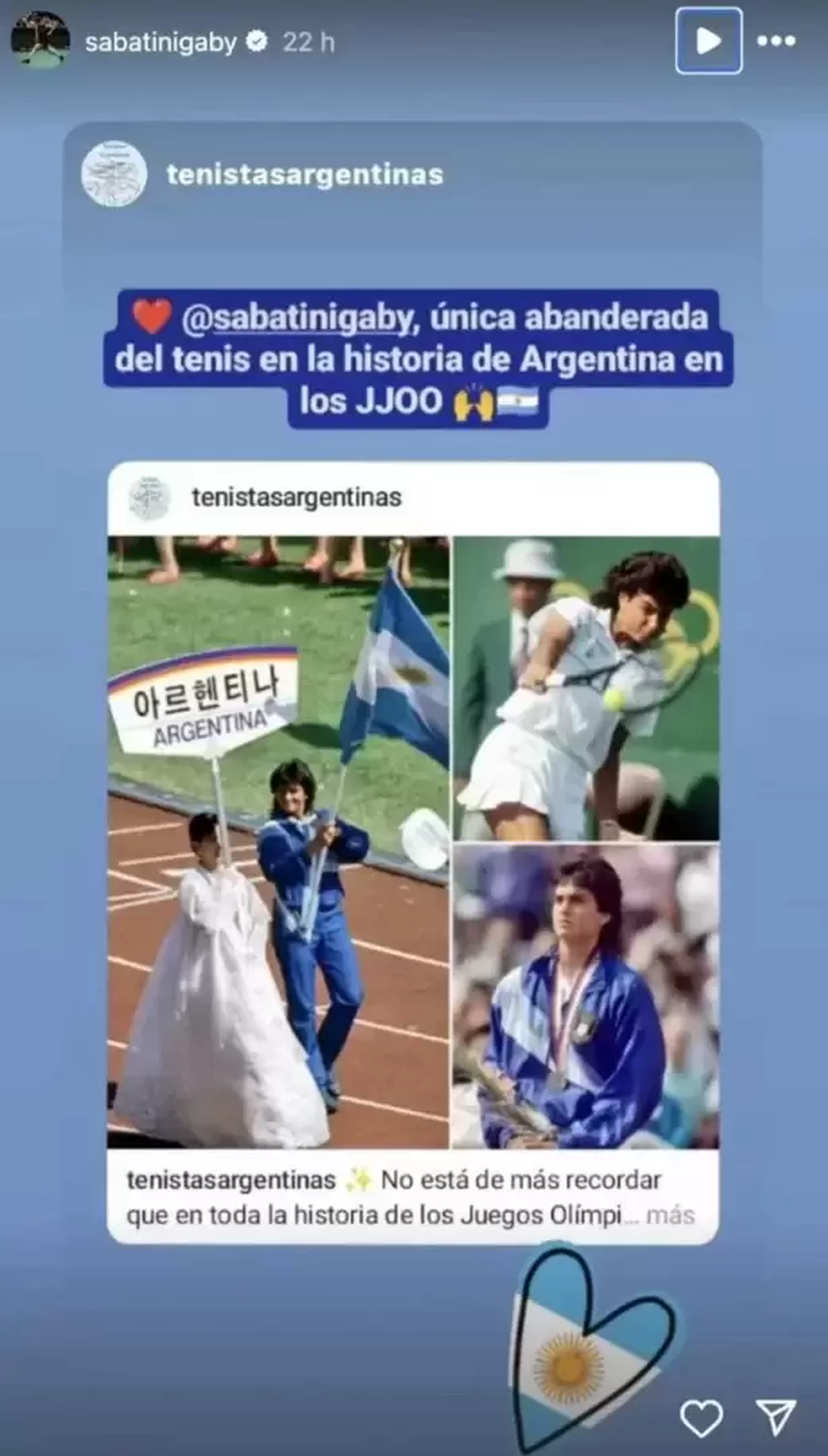 Gabriela Sabatini volvió a las redes tras la polémica por su ausencia en el casamiento de Oriana y Paulo Dybala. Gabriela Sabatini volvió a las redes tras la polémica por su ausencia en el casamiento de Oriana y Paulo Dybala.