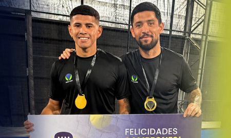 Machuca reapareció jugando al pádel junto a Mauro Luna Diale Machuca reapareció jugando al pádel junto a Mauro Luna Diale