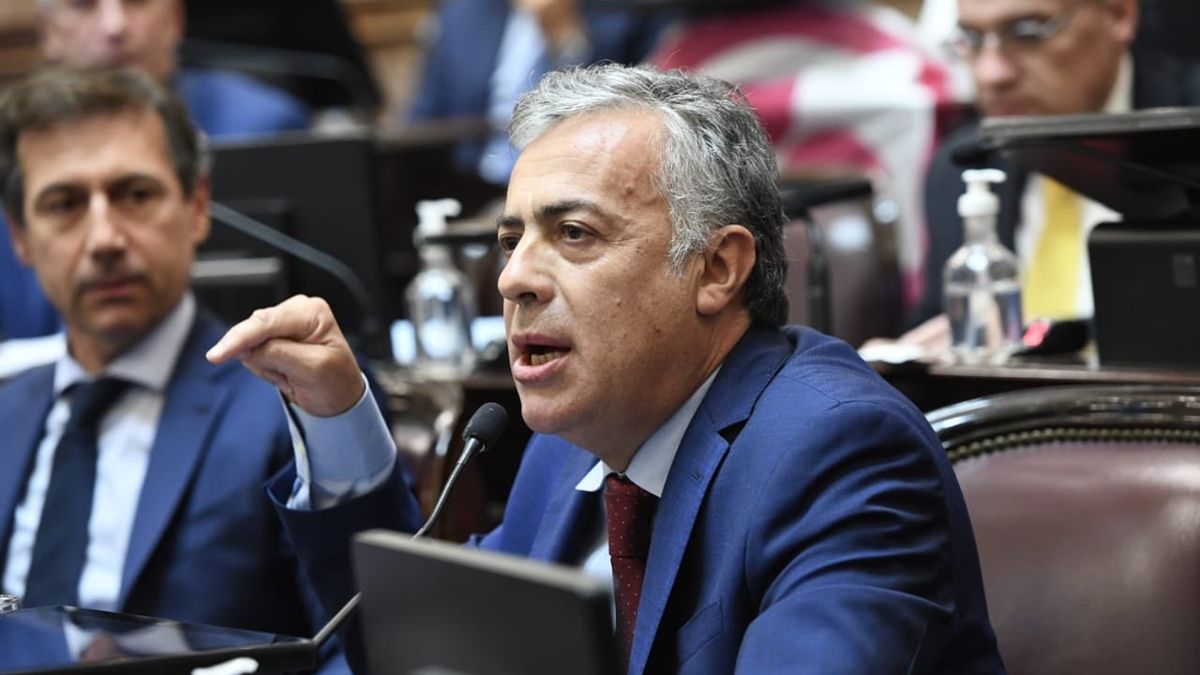 El jefe del interbloque de senadores Juntos por el Cambio (JxC), Alfredo Cornejo, defendió hoy la utilización de la Boleta Única como método para la próxima elección.