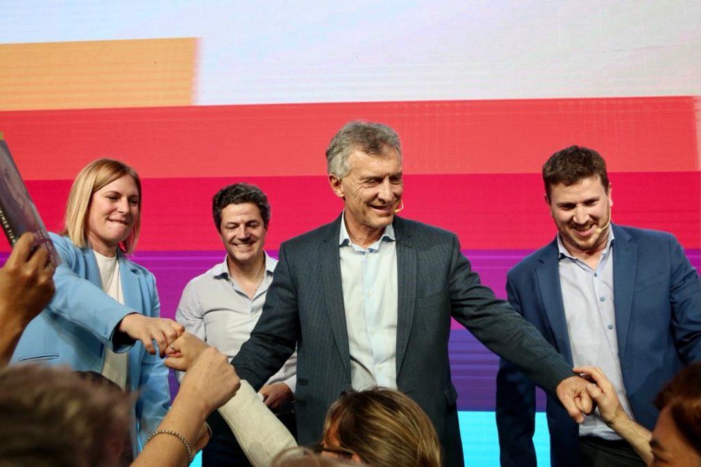 Mauricio Macri y Federico Angelini