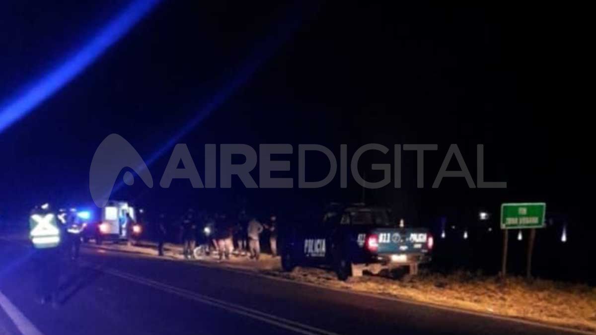 Colonia Teresa: un camionero chocó a un ciclista identificado como Jonatan Gómez de 32 años.