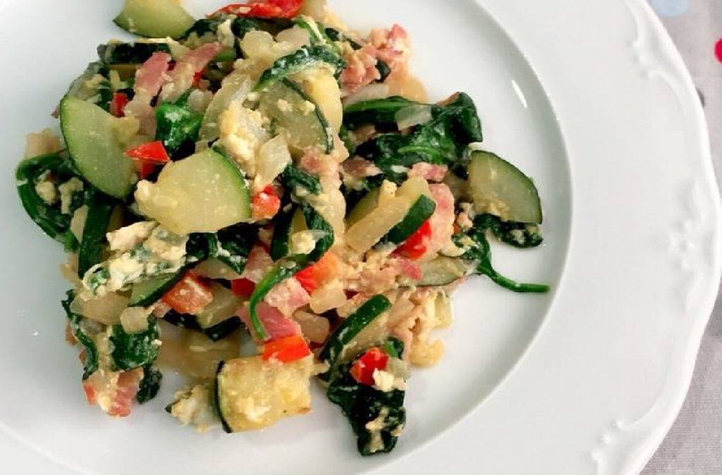 Cómo preparar un revuelto de vegetales