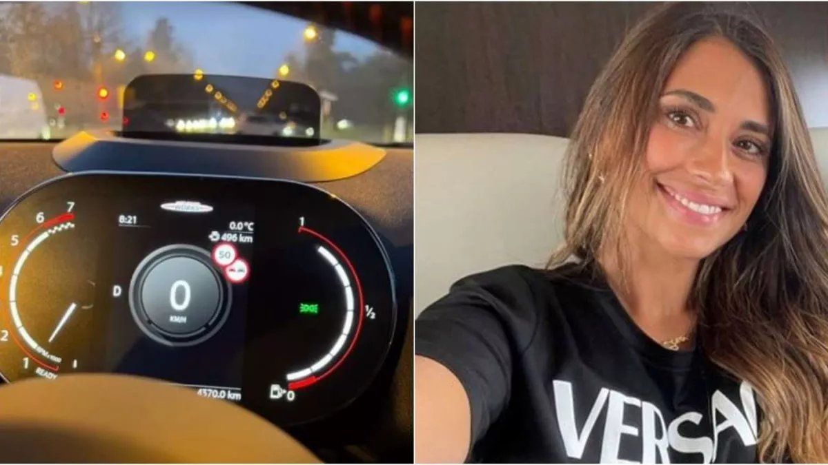 Cómo es el lujoso auto eléctrico de Antonela Roccuzzo y cuánto cuesta.