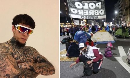 Alex Caniggia se sacó al ver las imágenes del acampe por wifi y notebooks gratis: Vayan a laburar, hermano Alex Caniggia se sacó al ver las imágenes del acampe por wifi y notebooks gratis: Vayan a laburar, hermano