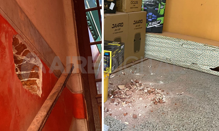 Santa Fe: hicieron un boquete en la pared y entraron a robar a un negocio Santa Fe: hicieron un boquete en la pared y entraron a robar a un negocio