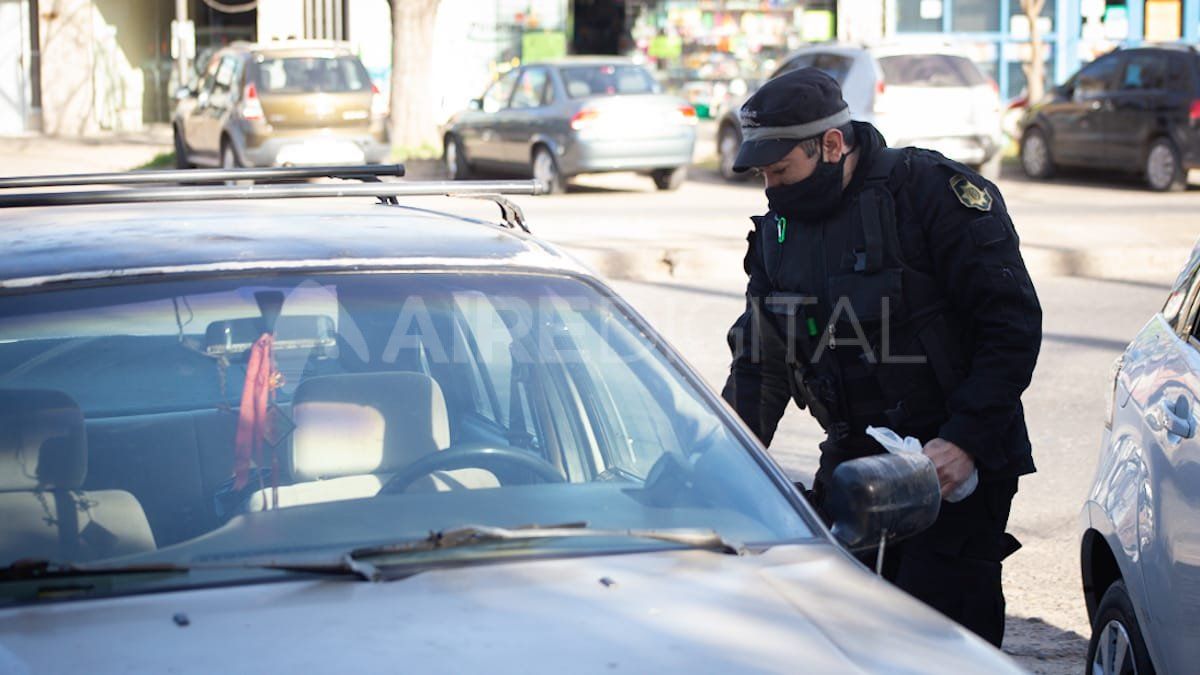 El automóvil secuestrado al autor de la quema