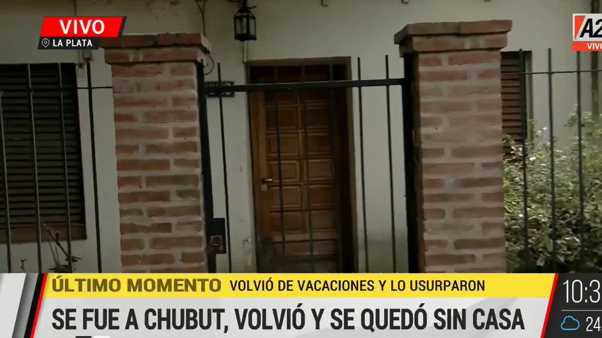Volvió de las vacaciones y encontró que le habían usurpado la casa: Ahora vivo en mi auto
