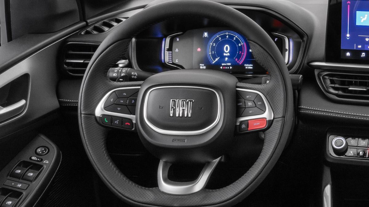 El interior del Fiat Fastback. El interior del Fiat Fastback.