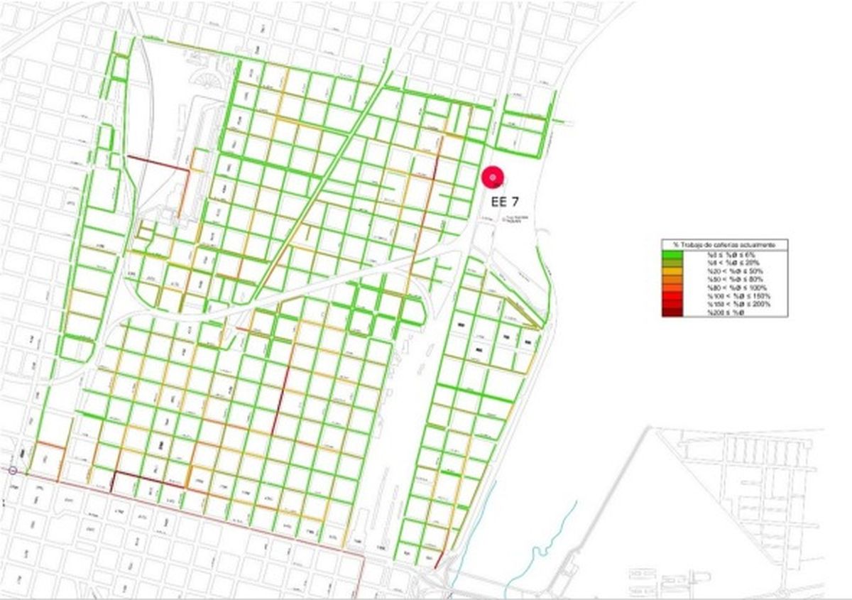 Mapa de calor de la zona evaluada. Fuente: Data Encuentro.