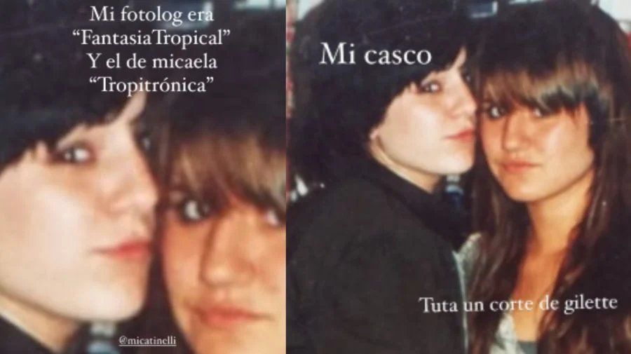 Cande Tinelli publicó en sus redes sociales una imagen con su hermana Mica Tinelli