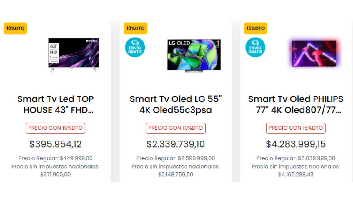 Smart Tv's en oferta. Smart Tv's en oferta.