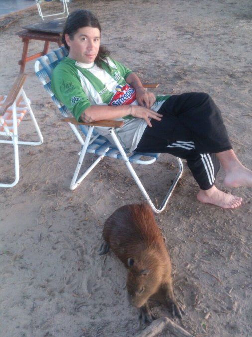 Pablo Lescano, muy bien acompañado en Nordelta.