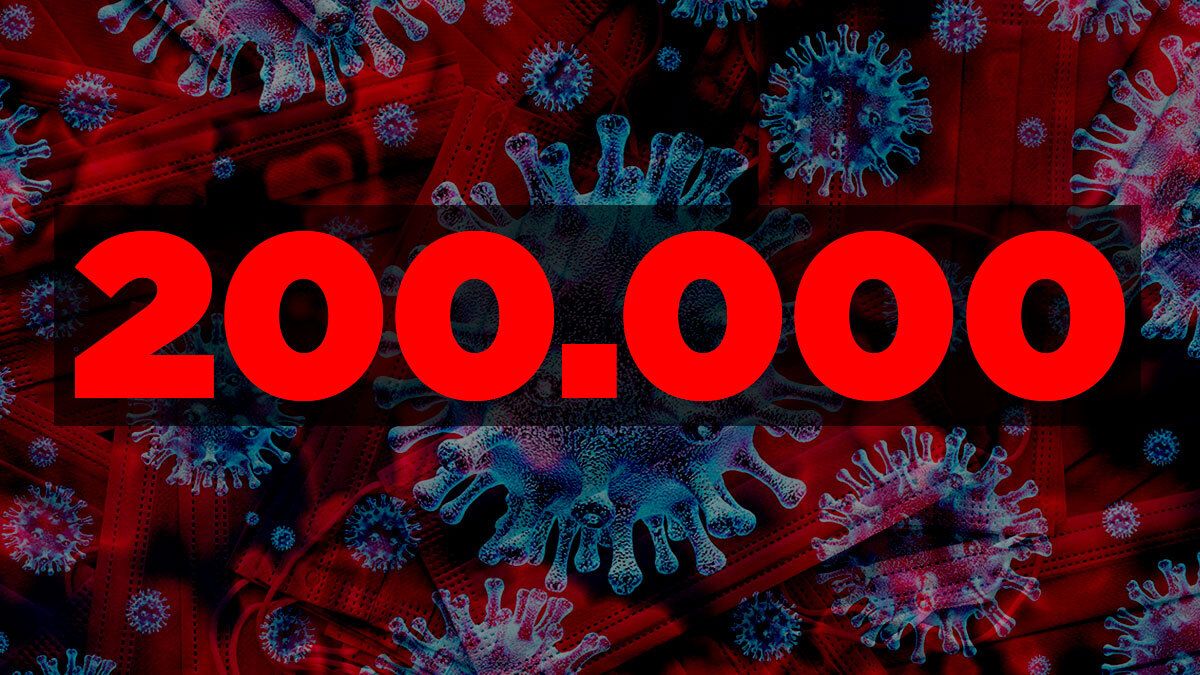 Los 200.000 casos de coronavirus es ocho veces el número de contagios que estimaba el Gobierno tener a partir del inicio de la pandemia﻿.