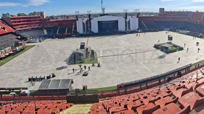 La Renga en Santa Fe: así quedó el campo de juego de Colón para recibir un show que quedará en la historia
