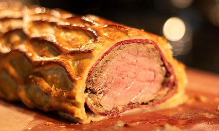 Receta de lomo Wellington. Receta de lomo Wellington.