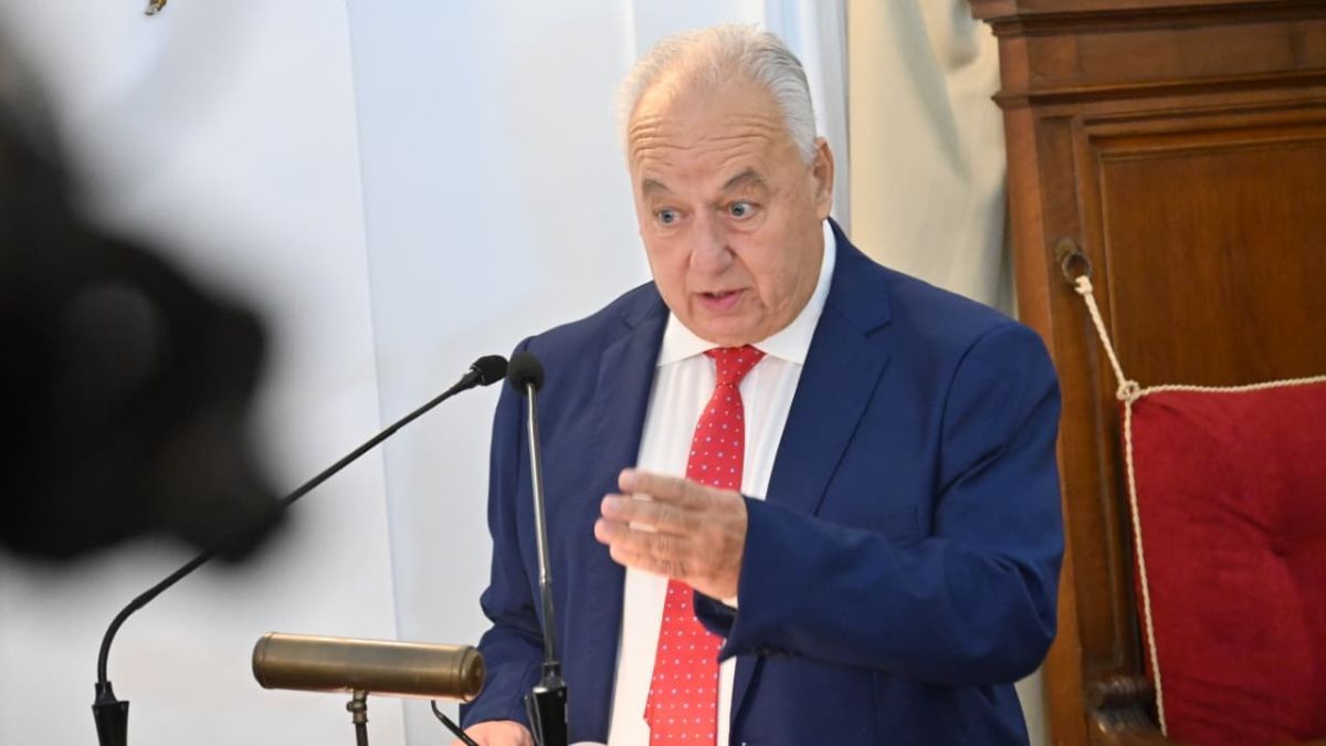 Rafael Gutiérrez en la apertura del Año Judicial 2026.&nbsp;