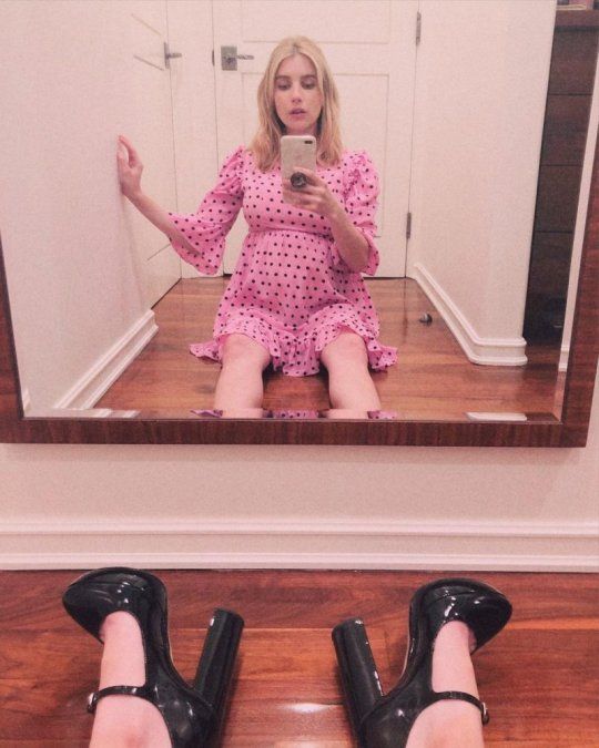 Emma Roberts embarazada.
