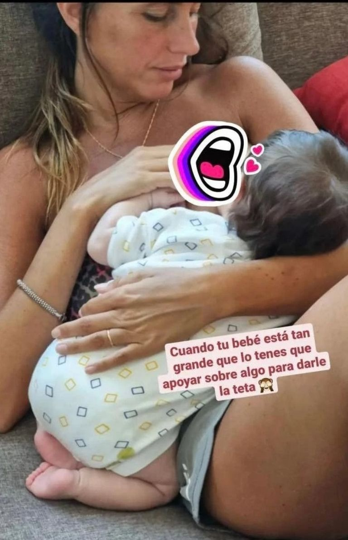 Estefan&iacute;a Pasquini mostr&oacute; c&oacute;mo se aliemnta Emilio en redes.