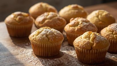 Sin harina ni azúcar: cómo preparar muffins de vainilla o naranja livianos y esponjosos