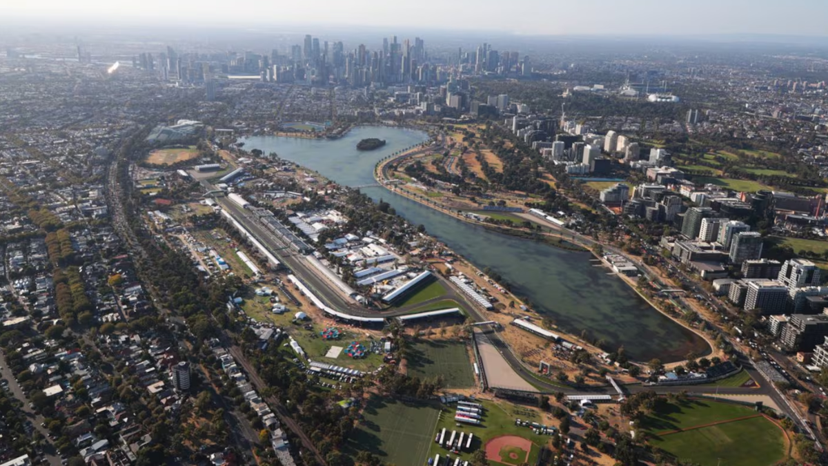 Albert Park, Melbourne. La sede de la primera fecha de la temporada 2025 de Fórmula 1 (Foto: x.com/F1). Albert Park, Melbourne. La sede de la primera fecha de la temporada 2025 de Fórmula 1 (Foto: x.com/F1).