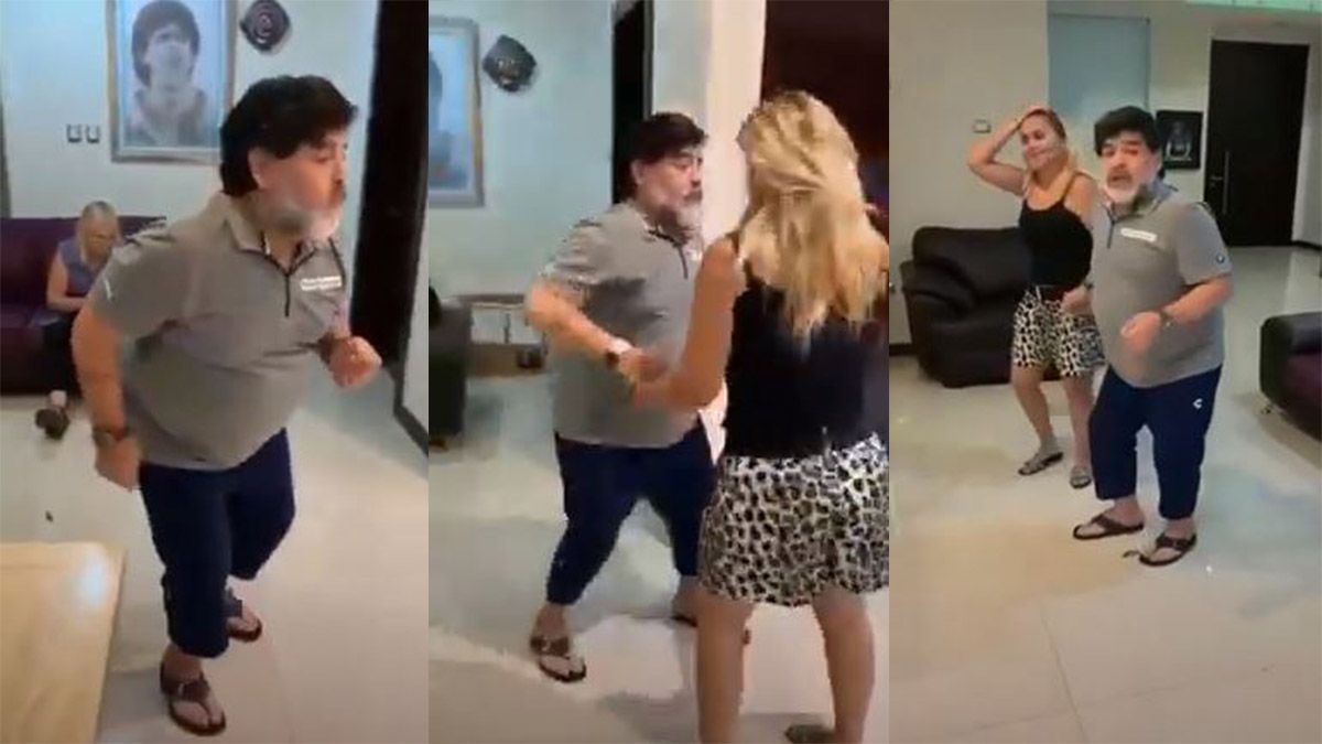 Diego Maradona fue el blanco de las cr&iacute;ticas por la difusi&oacute;n de este material.