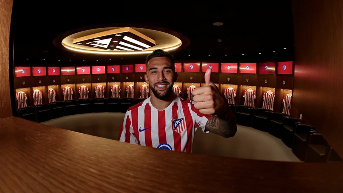 Atlético de Madrid presentó a Nicolás González como refuerzo. Atlético de Madrid presentó a Nicolás González como refuerzo.