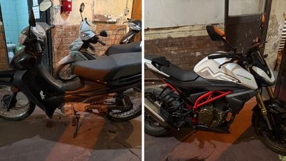 Santa Fe: hallaron dos motos con pedido activo y signos de adulteración en zona de pasillos