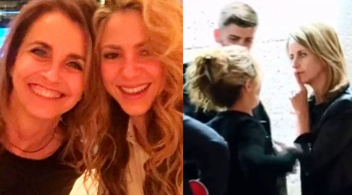 La mamá de Gerard Piqué posaba con alegría junto a Shakira, pero en el fondo no la soportaba porque era muy grande para su hijo.